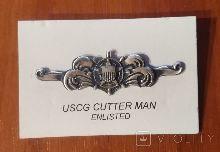 Значок - USCG - Cutterman - Enlisted, фото №2