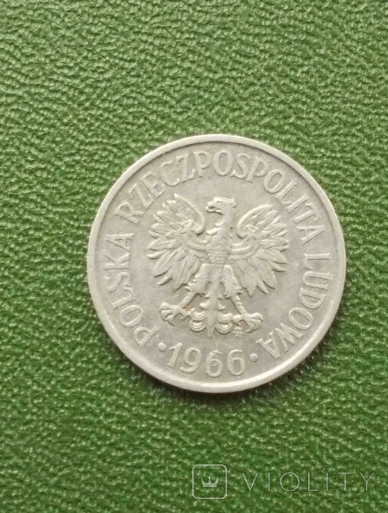 20 грош 1966,Польща, фото №3