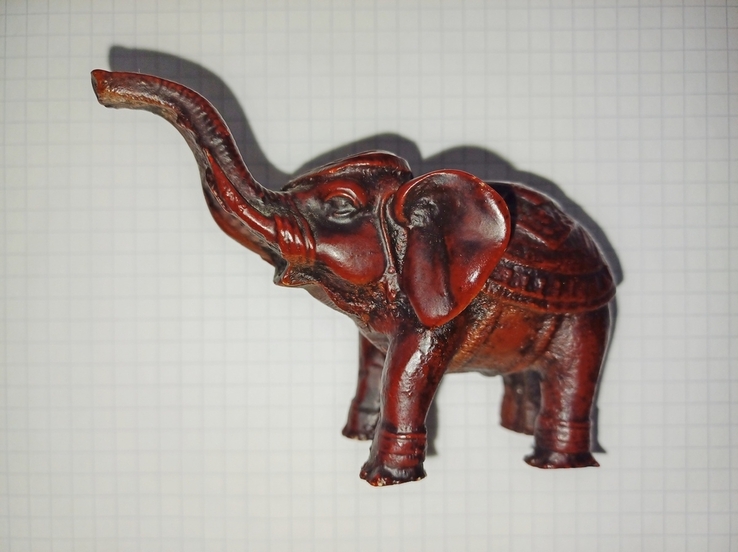 Słoń. Słonik. Figurka słonia. Polystone. (Elephant), numer zdjęcia 2