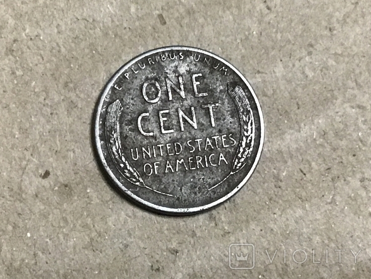 1 цент США . Один цент сша 1943, фото №3