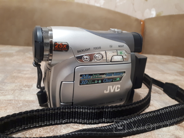 Відеокамера JVC GR-D245E з касетою, фото №2