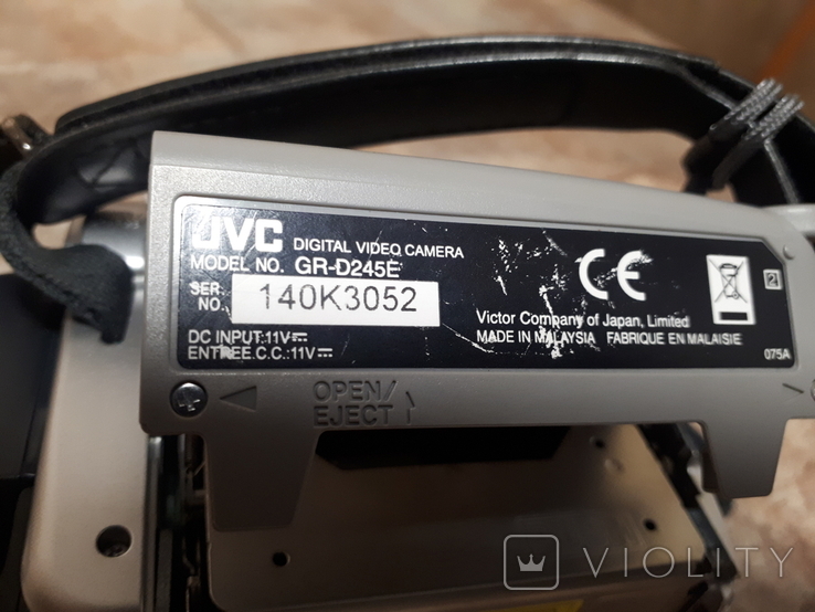 Відеокамера JVC GR-D245E з касетою, фото №6