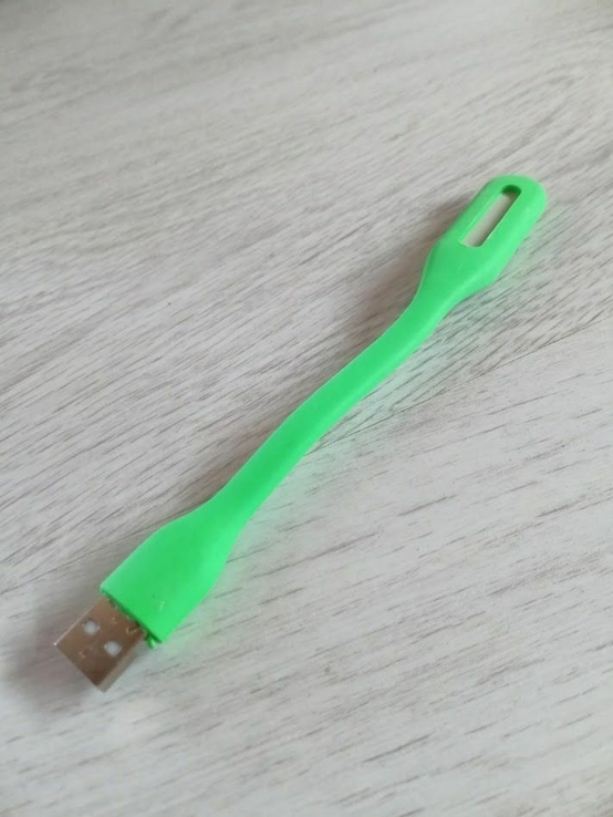 USB Портативный Гибкий LED Светильник Лампа USB LED зеленый, numer zdjęcia 3