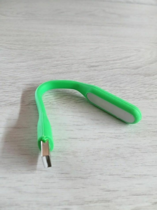 USB Портативный Гибкий LED Светильник Лампа USB LED зеленый, photo number 4