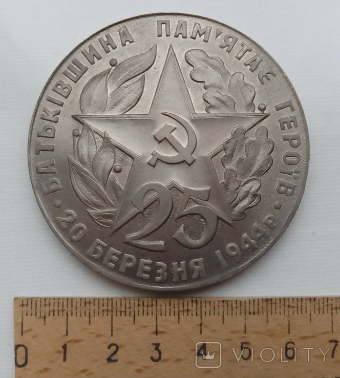 1969 рік Вінниця 25 років визволення міста, фото №4