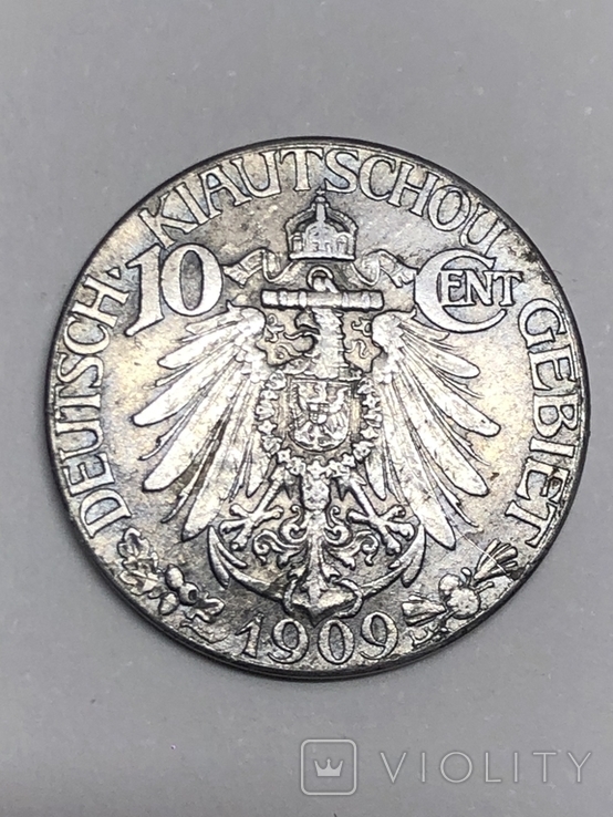 Kiautschou 10 Cent 1909, фото №2