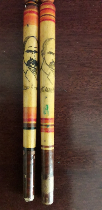 Ручки деревяні з зображенням ТГШевченка, фото №3