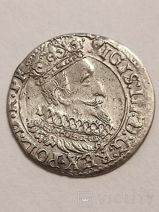 1 грош 1626 "Гданьск" (Польша, Сигизмунд III Ваза), фото №2