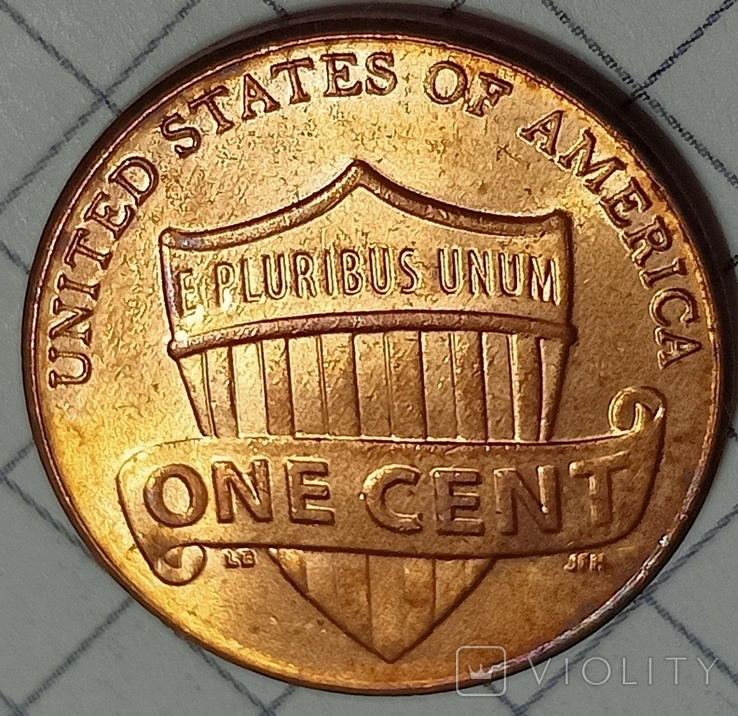 США 1 цент 2017 D, фото №3