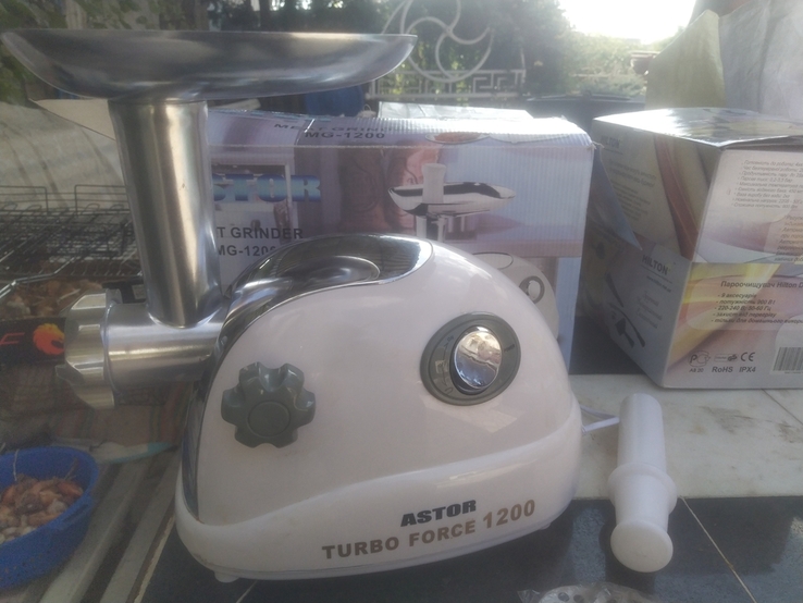 Мясорубка электрическая Astor Turbo 1200, photo number 4