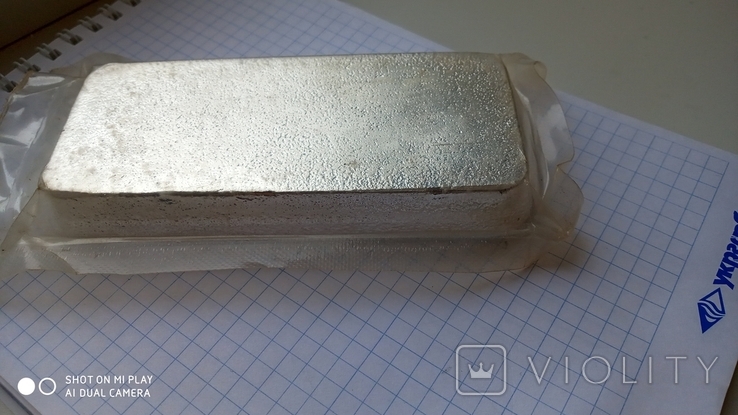 Слиток серебра 1 кг, ARGOR, фото №5