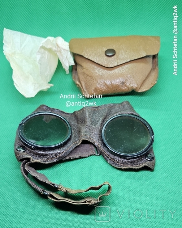 Safety glasses set, Wehrmacht, SS and Gebirgsjger, photo number 2