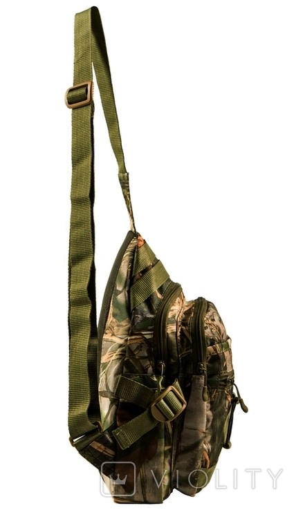Тактична сумка через плече L10 (10 літрів) хакі 11071010, фото №4