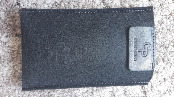 Ключниця Grande Pelle 130х30 мм глянцева шкіра чорний, фото №9