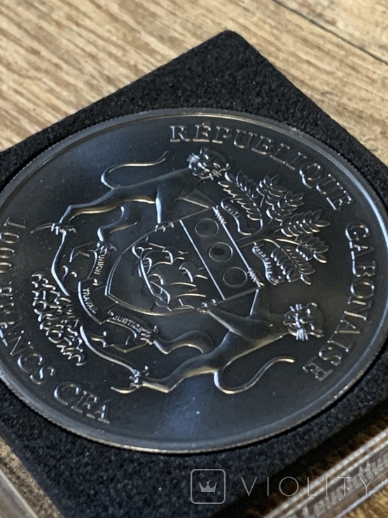 Срібна монета Спрінгбок 31.1гр, фото №4