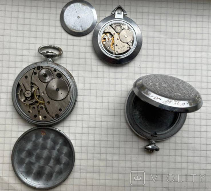 Кишенькові годинники на запчастини, фото №8