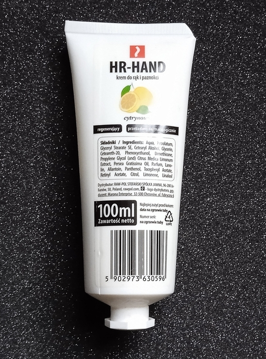 HR-HAND - Крем для ежедневного ухода за руками и ногтями - 100 мл, numer zdjęcia 2