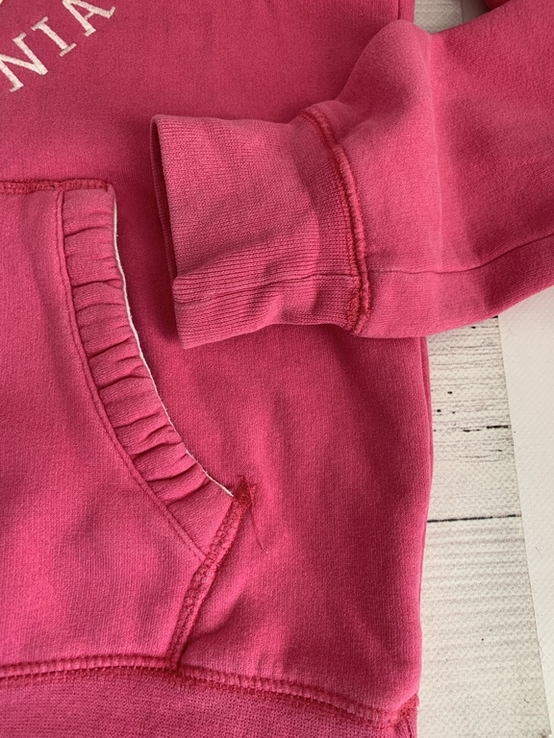 Жіноче худи рожевий однотонний з кишенями, бавовна, трикотаж, утепленний, толстовка., photo number 7