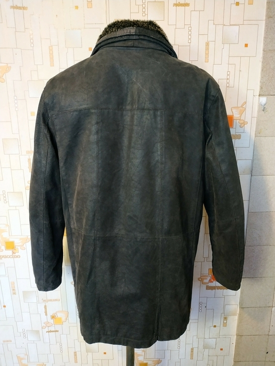 Куртка шкіряна утеплена чоловіча KINGFIELD р-р 52, фото №8