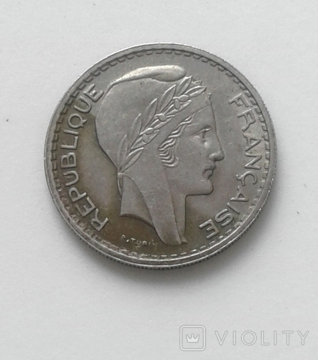 Франция 1949 год 10 франков, фото №3