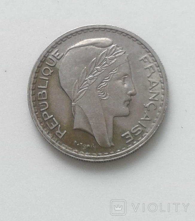 Франция 1949 год 10 франков, фото №5
