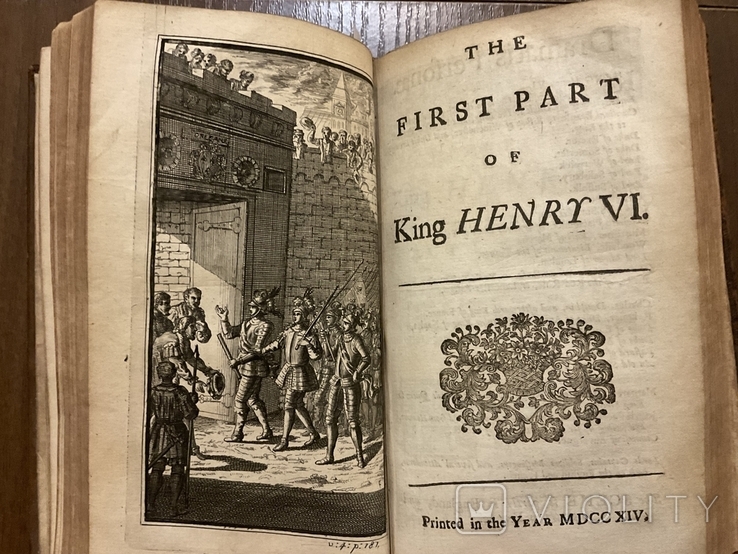 Лондон 1714 Твори Вільям Шекспір Збірка Конволют Стародрук Гравюри, фото №7