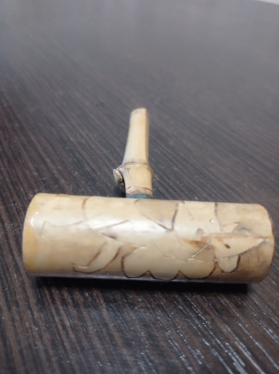 Трубка курительная бамбук, ручная работа, фото №5