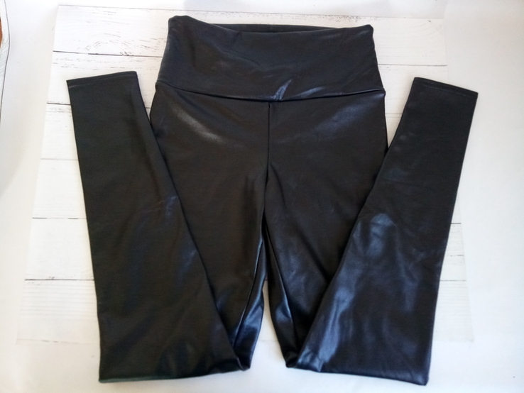 Жіночі штани, стрейч трикотаж під кожу, з низькою посадкою, розмір S або М, photo number 2