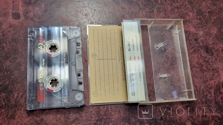 Аудіокасета TDK D90 зарубіжної компіляції 1990-х років, фото №2