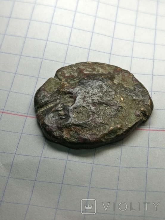 Античная монета, Тира, протома лошади, фото №5