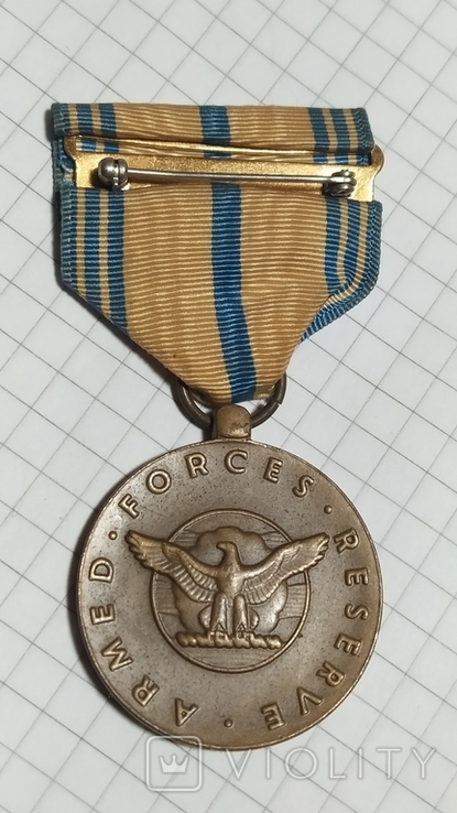 Медаль резервиста ВС США (О1), фото №3