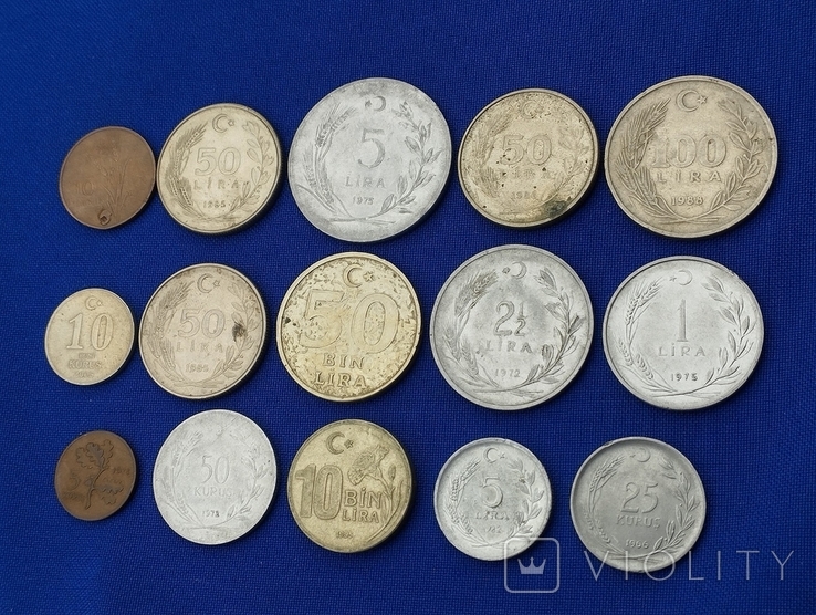 Коллекция монет Турции (Лира), фото №3
