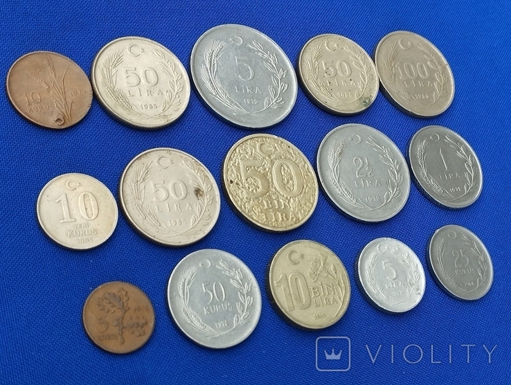 Коллекция монет Турции (Лира), фото №4