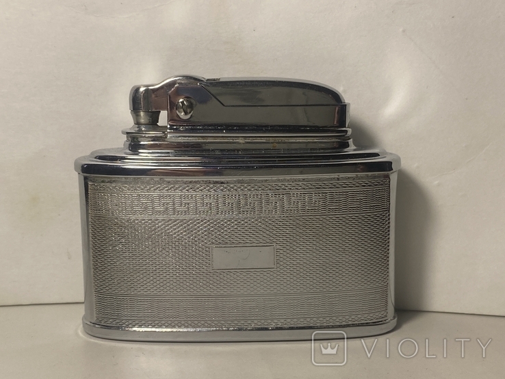 Бензиновая зажигалка Mosda Streamline Table Lighter. Англия 1950-е, фото №3