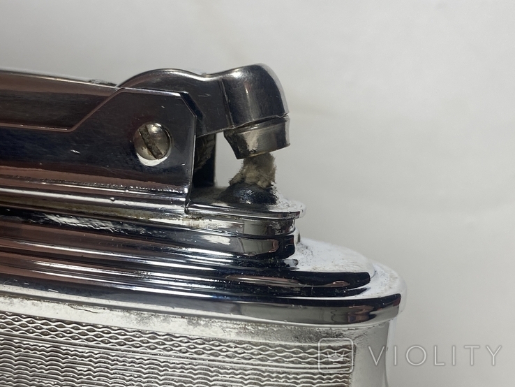 Бензиновая зажигалка Mosda Streamline Table Lighter. Англия 1950-е, фото №10