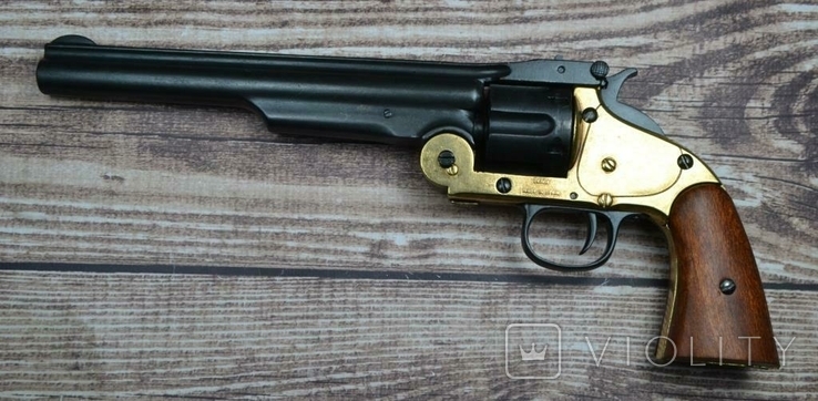 Макет револьвер Smith&amp;Wesson 1869г.,копия, фото №2