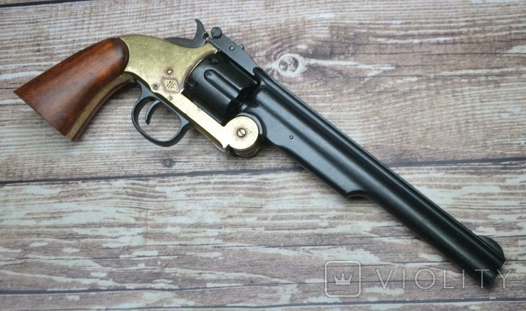 Макет револьвер Smith&amp;Wesson 1869г.,копия, фото №6