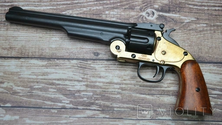 Макет револьвер Smith&amp;Wesson 1869г.,копия, фото №7