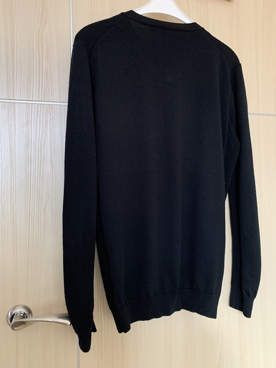Мужской пуловер, Чоловічий пуловер чорний KARL Lagerfeld М або L, фото №3