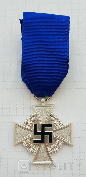 Германия. Третий Рейх. Медаль За 25 лет службы. Копия, фото №2