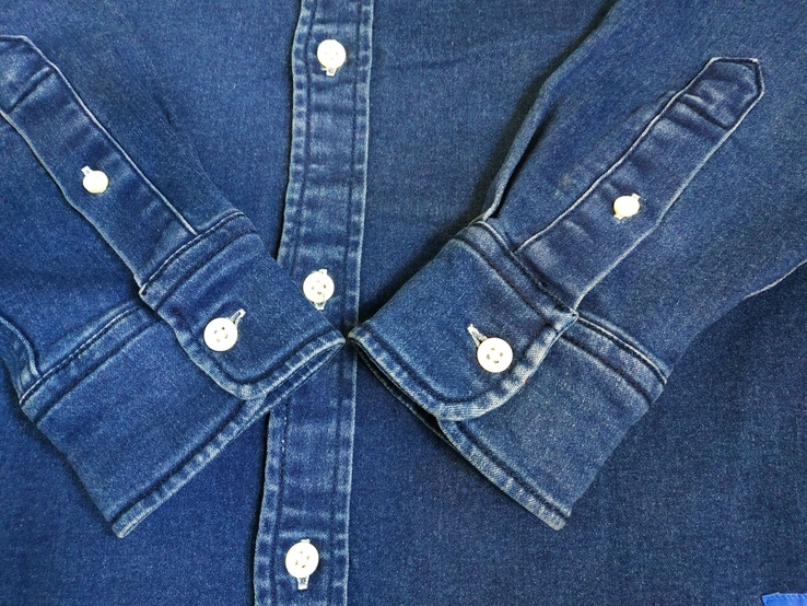 Сорочка джинсова стрейчева JACK &amp; JONES унісекс p-p XS, фото №9