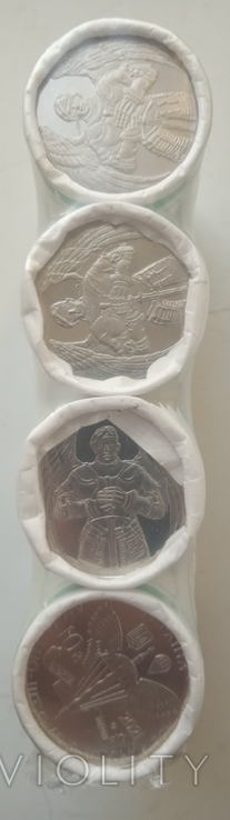 Роллы монет 10 гривен 2021 года ДШВ, фото №2
