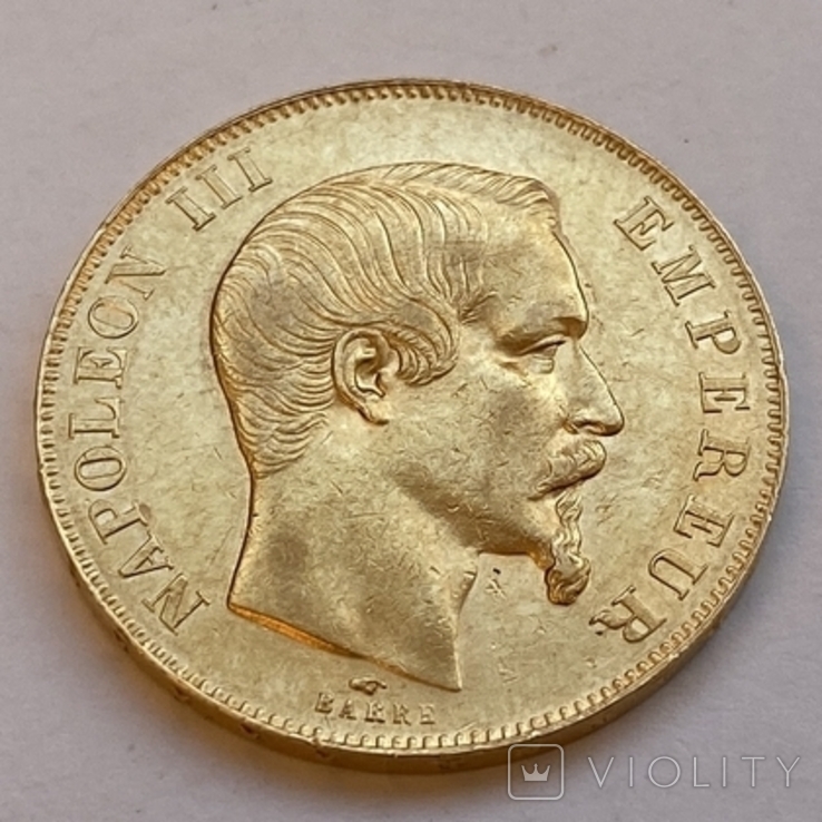 50 франков 1857 г. Франция, фото №2