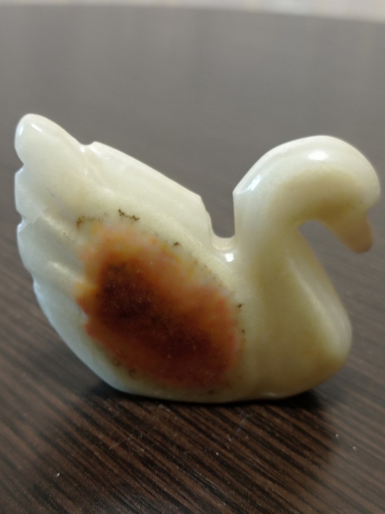 Фигурка Лебедь из натурального камня, фото №2