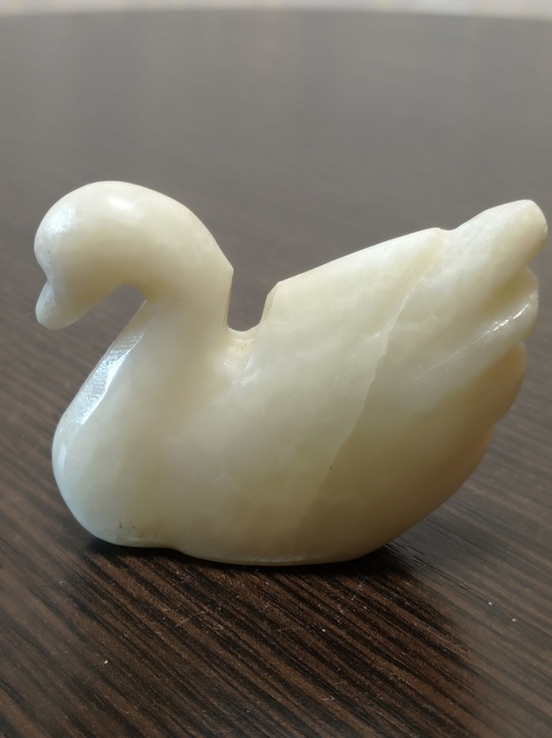 Фигурка Лебедь из натурального камня, фото №7