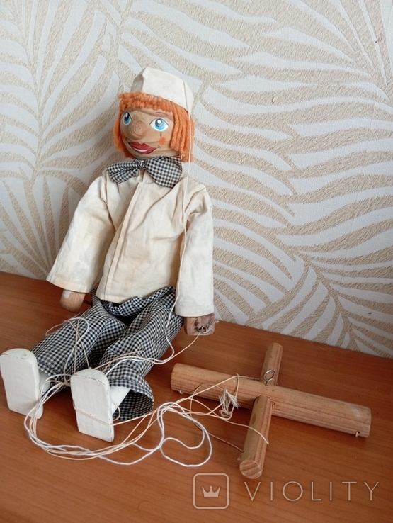 Деревянная кукла " Клоун" ( Германия), фото №6