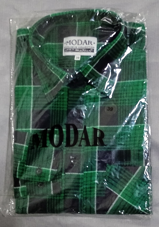 Рубашка фланелевая MODAR Польша 39 размер, photo number 2