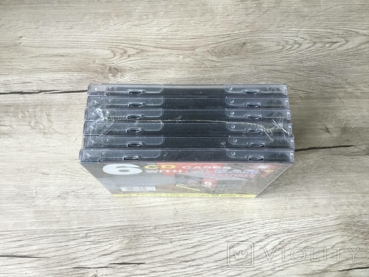 Коробки для CD дисков, 6 штук в упаковке., фото №3