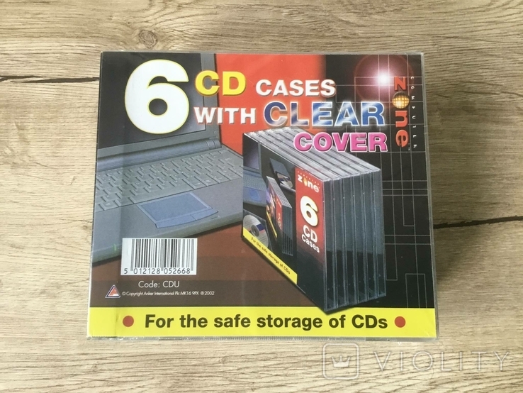 Коробки для CD дисков, 6 штук в упаковке., фото №4