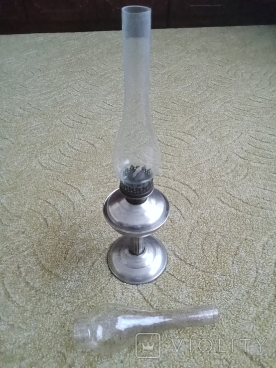 Керосиновая лампа ,старая,арт. СПАРТАК + запасное стекло и 0,5 л. Керосина.., фото №3
